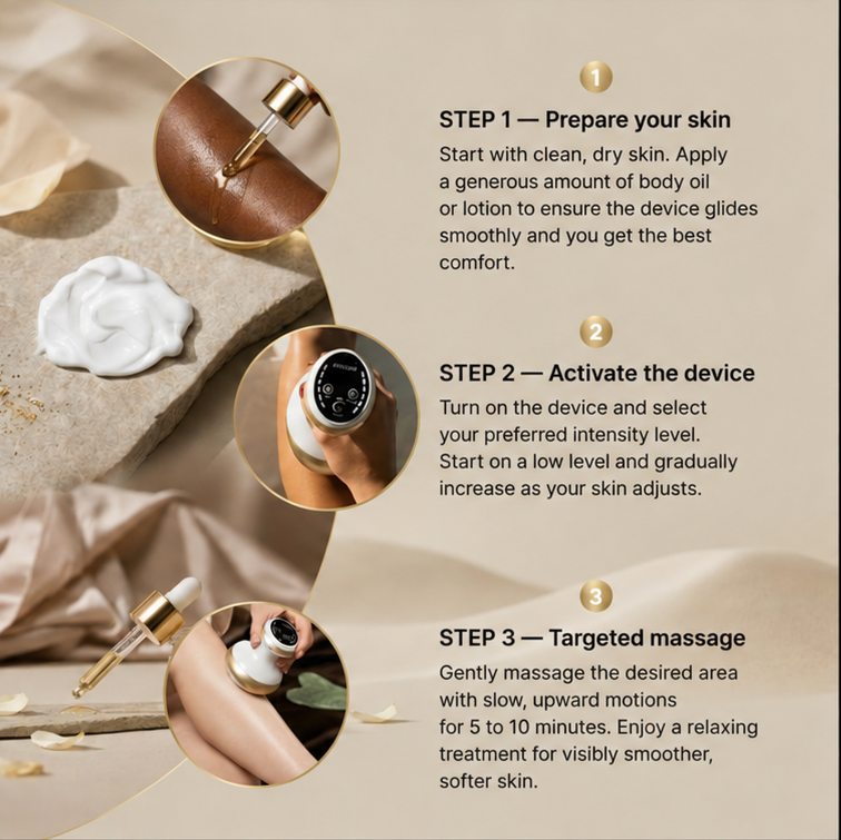 Zenvora™ — 3-in-1 Lymphatic Drainage Massager